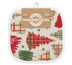 Прихватка Самойловский текстиль Merry Christmas, 20 x 20см