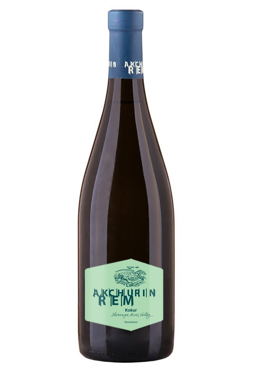 Вино Rem Akchurin Кокур белое сухое, 0.75л