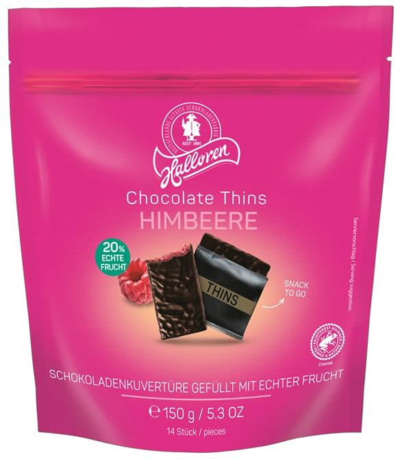 Мини-шоколад Halloren малина, 150г