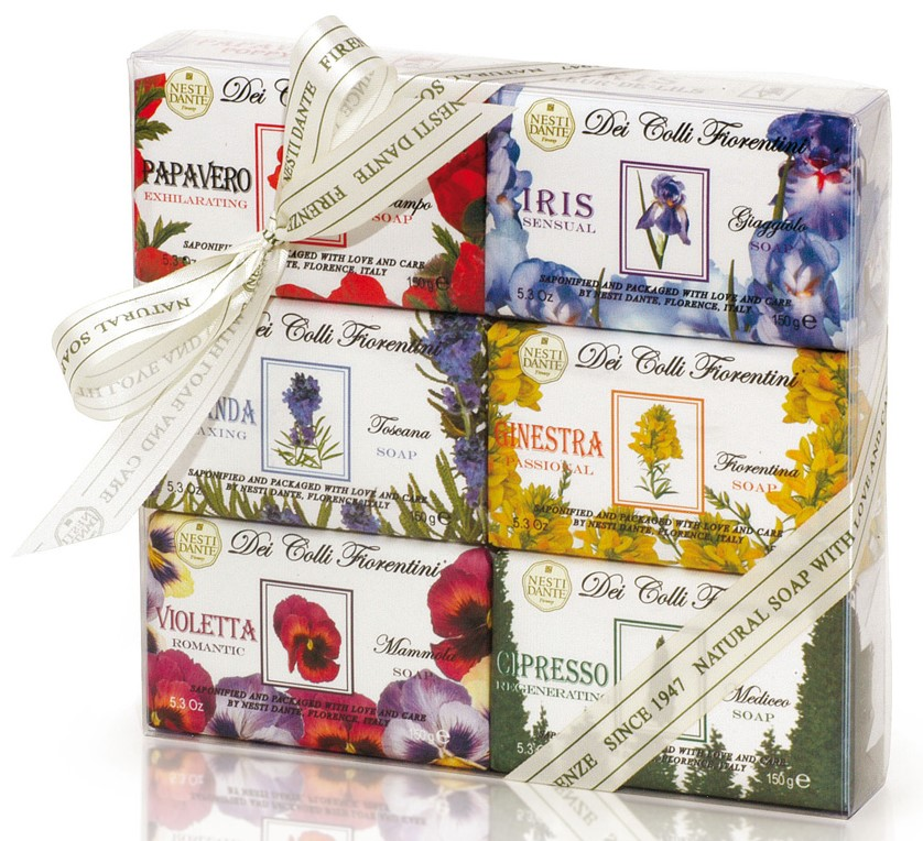 Изображение товара Мыло Nesti Dante Цветочная коллекция 6 шт 150г x 6 шт Италия