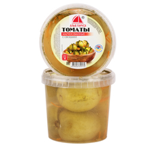 Томаты зеленые Алые паруса маринованные с овощами, 1кг