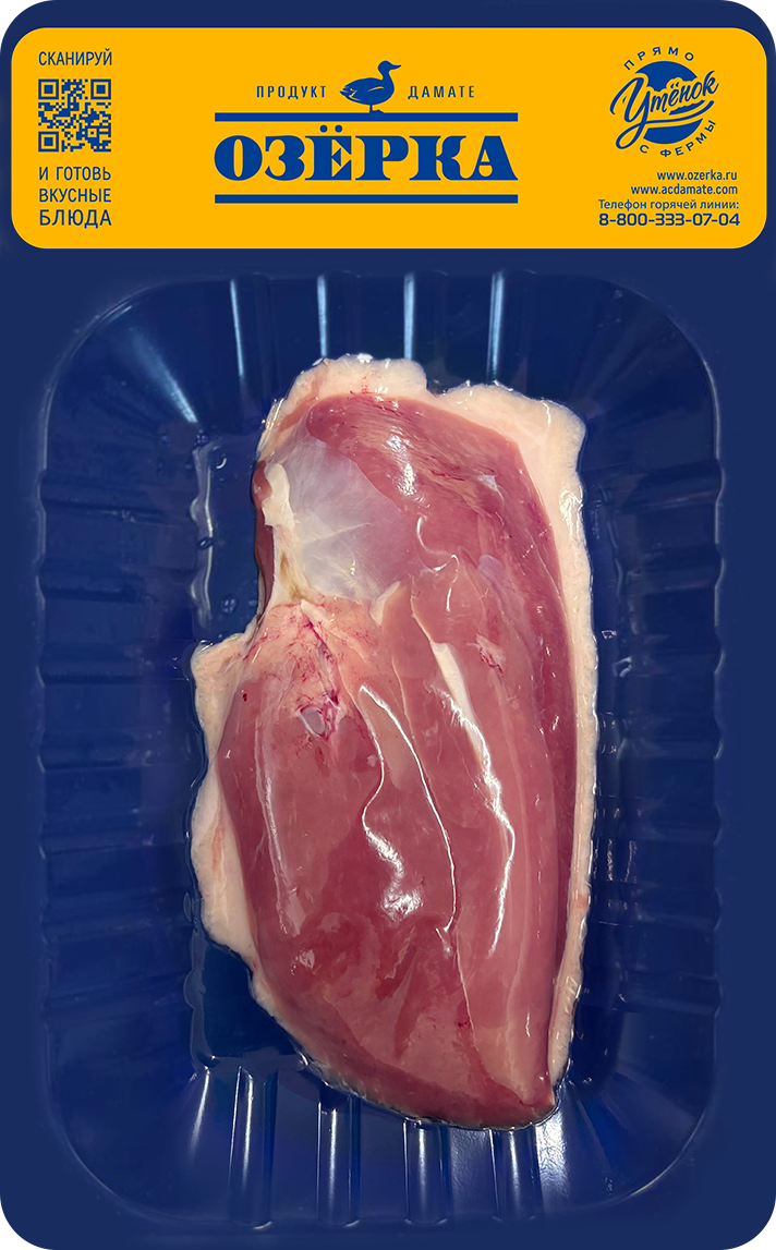 Изображение товара Стейк утиный Озёрка бескостный охлажденный 290г для быстрого приготовления