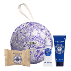 Набор подарочный L'Occitane Шар Мыло 25г с кремом для рук 10мл и кремом для тела карите 20мл