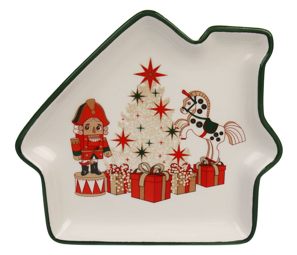 Изображение товара Блюдо Millimi Домик, керамическое, 20 x 18 x 3 см