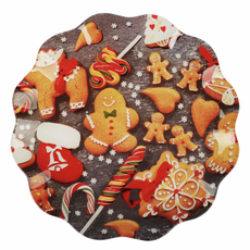 Блюдо Имбирный пряник круглое, 25см