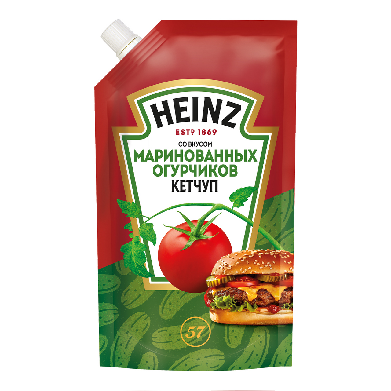 Кетчуп Heinz маринованные огурчики, 320г