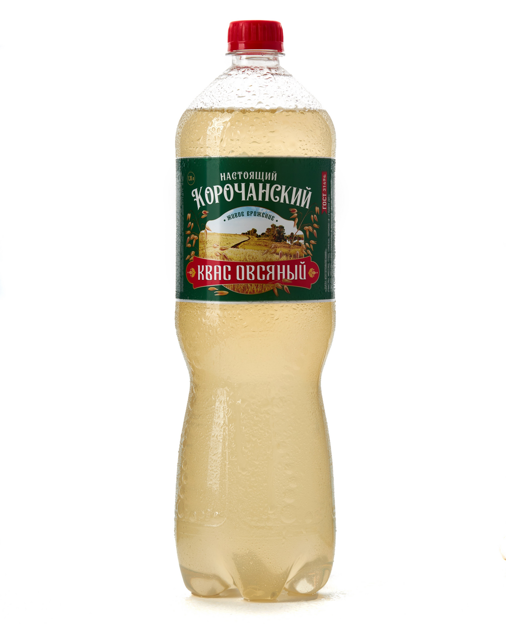 Квас Старая Крепость Настоящий корочанский овсяный, 1.5л
