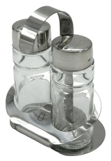 METRO PROFESSIONAL Набор для специй на подставке 3 предмета