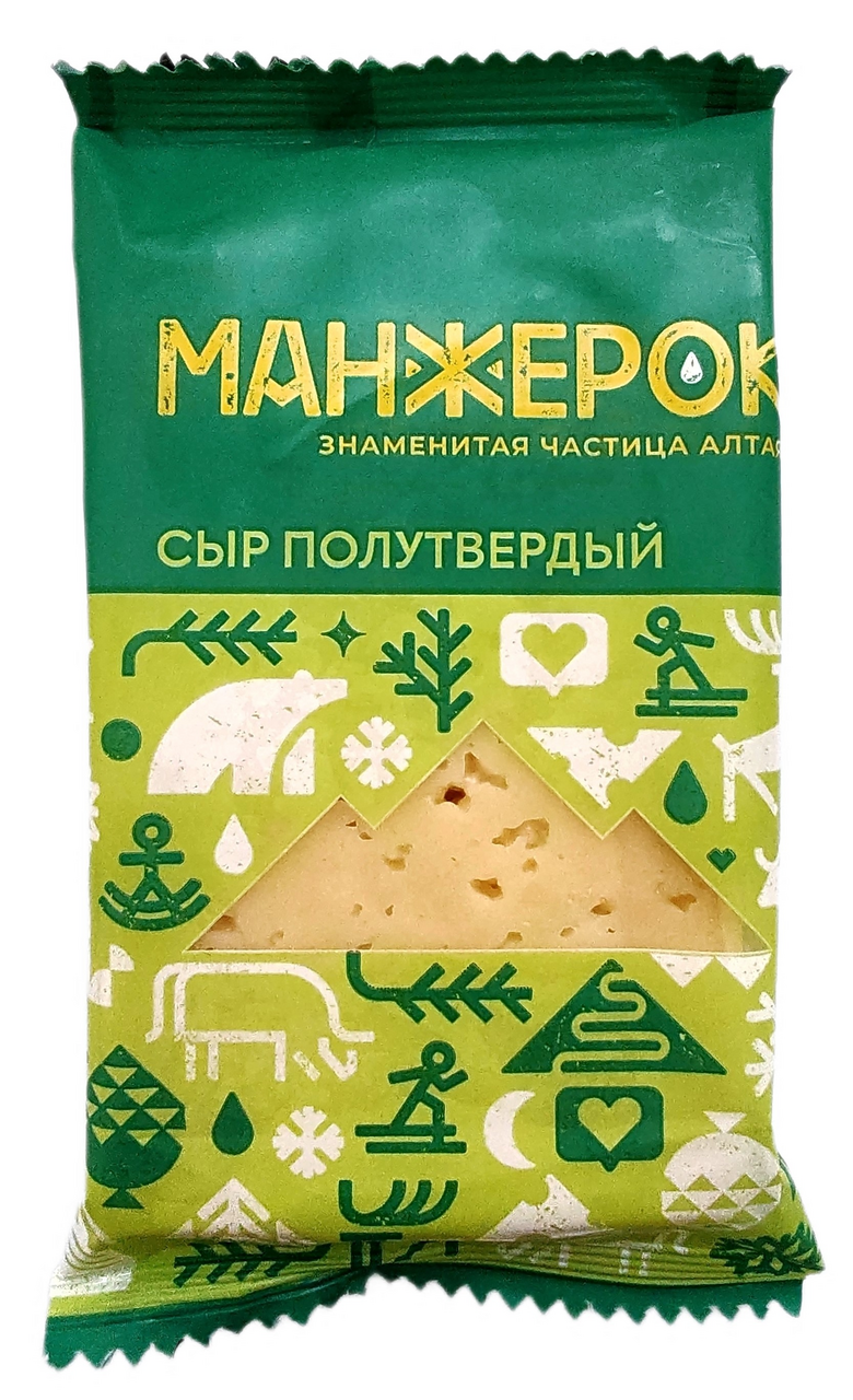 Сыр Частица Алтая Манжерок 50%, 180г