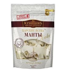 Манты Кузнецовъ мясные продукты Люкс, 800г