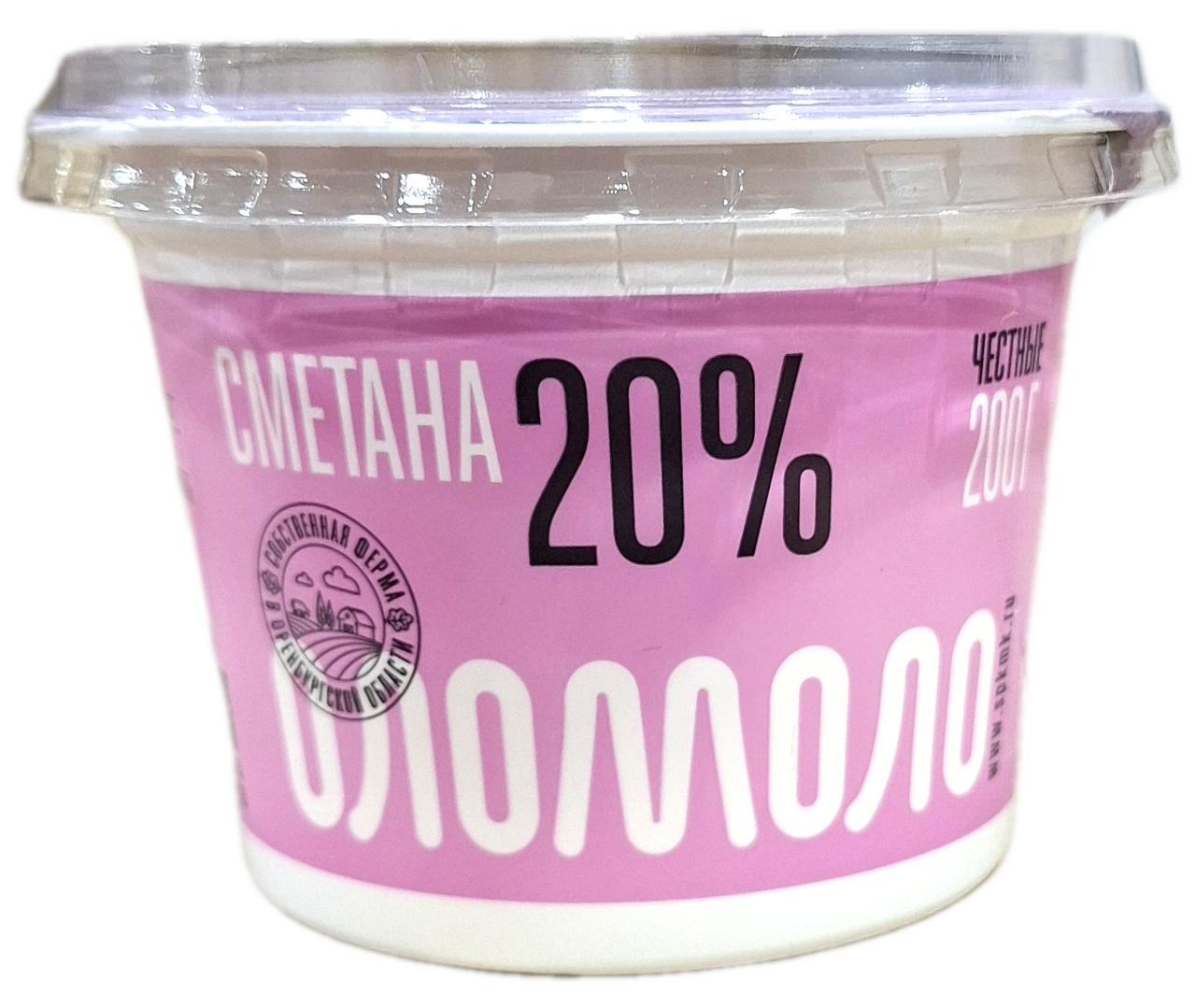 Сметана Оломоло 20%, 200г