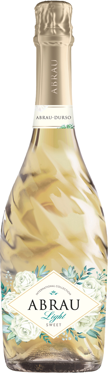 Изображение товара Абрау Дюрсо Лайт фруктовый белый сладкий - освежающий игристый сидр 0. 75л