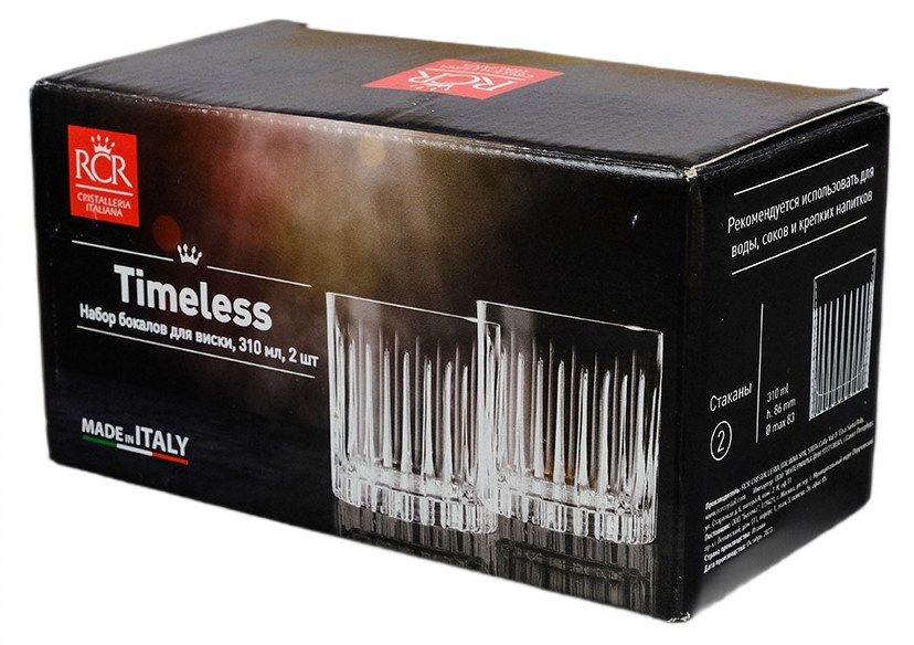 Изображение товара Стаканы для виски RCR Timeless 2 шт, 310 мл - стильное и элегантное изделие