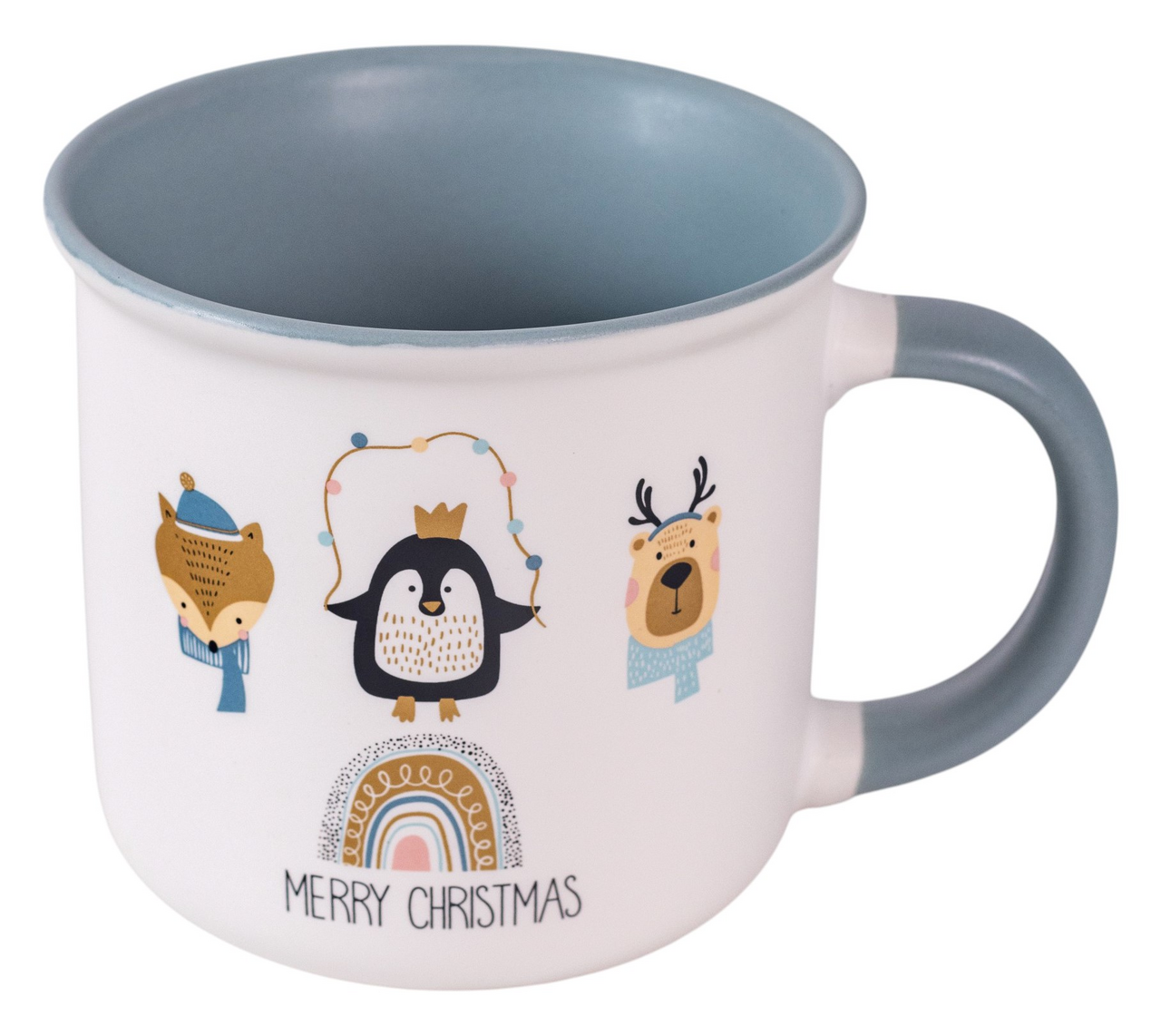 Изображение товара Кружка Domenik Winter Animals 350 мл фарфор стильная подарочная