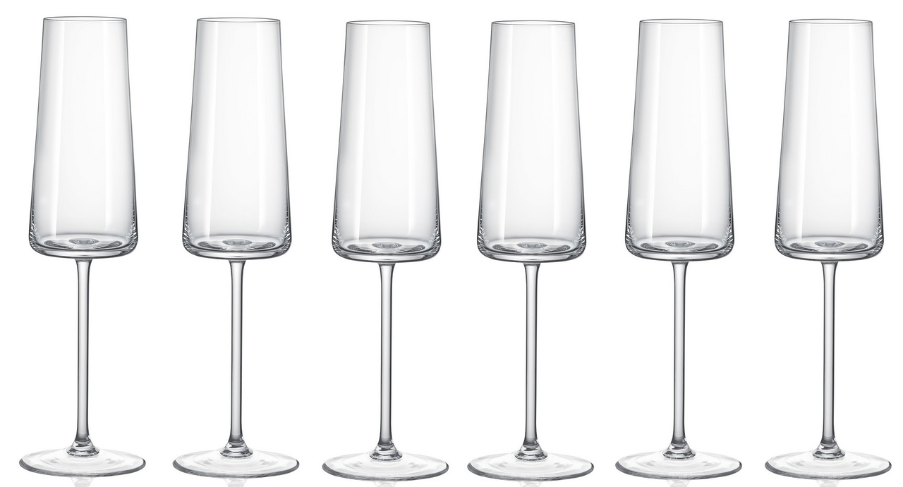 Бокал для шампанского Crystalex Rey 6шт, 180мл