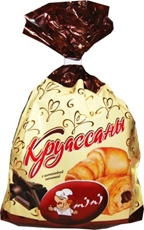 Круассаны Георгиевский хлебокомбинат Мини с шоколадной начинкой, 400г