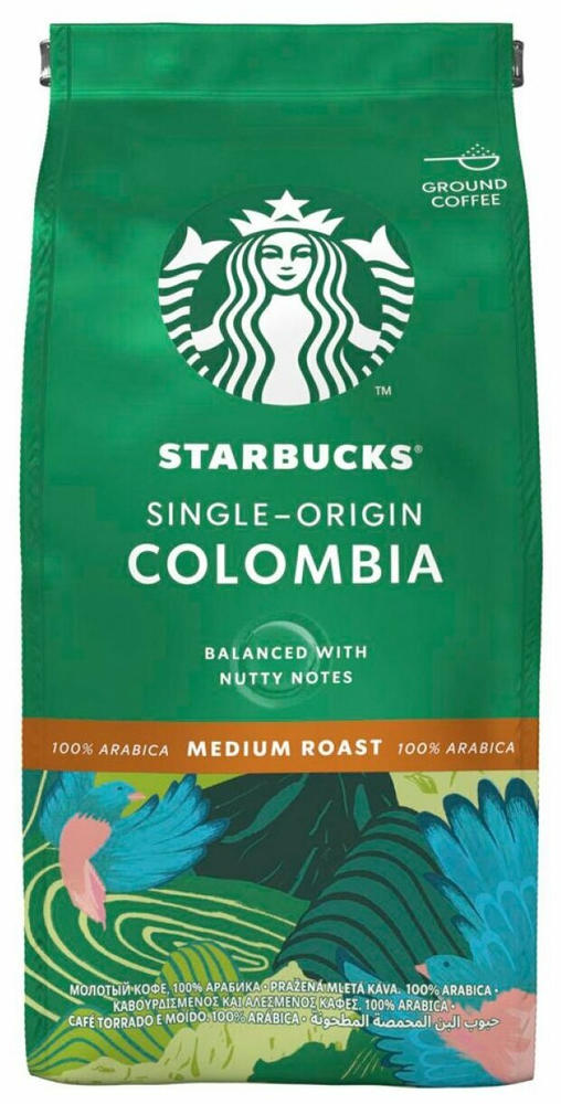 Кофе Starbucks Single-Originals Colombia зерновой, 450г