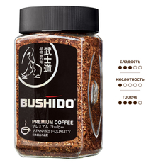 Кофе Bushido Black Katana растворимый, 100г