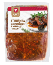 Говядина для запекания AMT в маринаде виски охлажденная, ~1кг