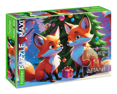 Пазлы для детей Hatber Милые лисички 15 элементов А4ф, 220 x 330мм