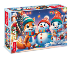 Пазлы для детей Hatber Maxi В гости к снеговику 30 элементов А4ф, 290 x 210мм