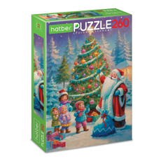 Пазлы для детей Hatber Новогодняя сказка 260 элементов А4ф, 330 x 220мл