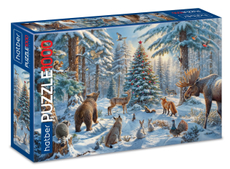 Пазлы Hatber Сказочный лес 1000 элементов А2ф, 480 x 680мм