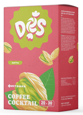 Напиток кофейный Des Латте фисташка растворимый, 30г x 20 шт