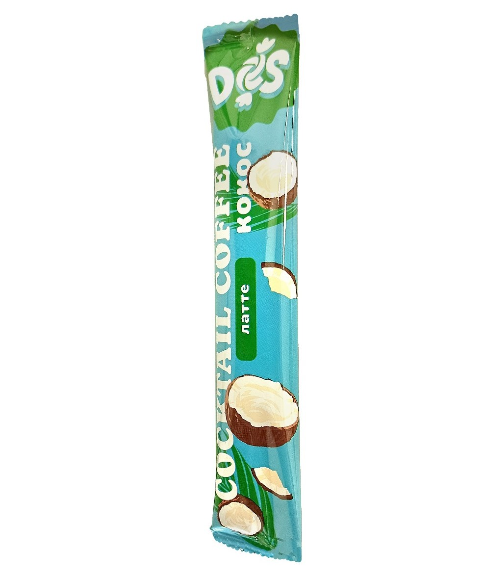 Напиток кофейный Des Латте кокос растворимый, 30г