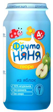 Пюре ФрутоНяня Из яблок с 4 месяцев, 250г