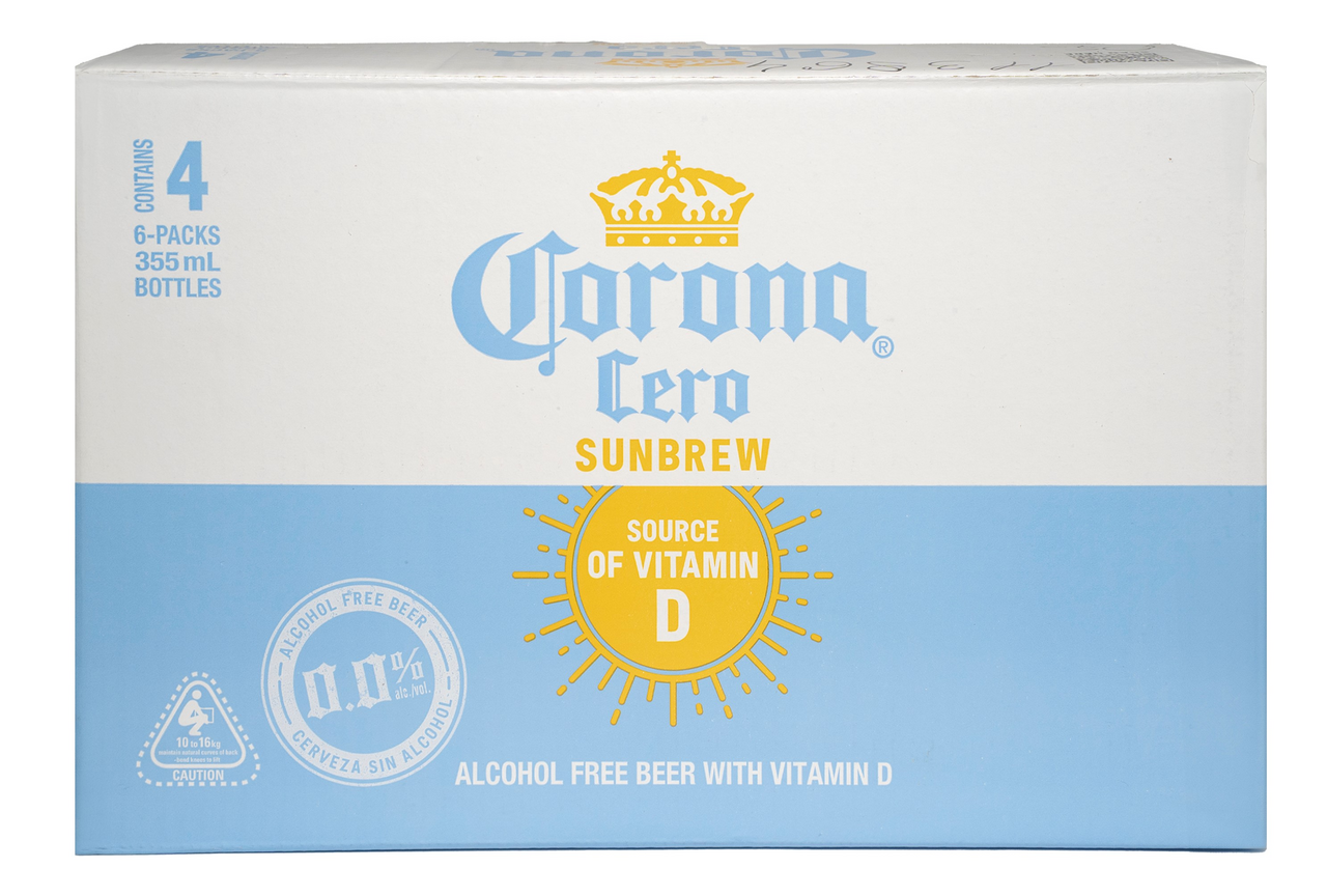 Напиток пивной Corona Cero безалкогольный, 0.355л x 24 шт