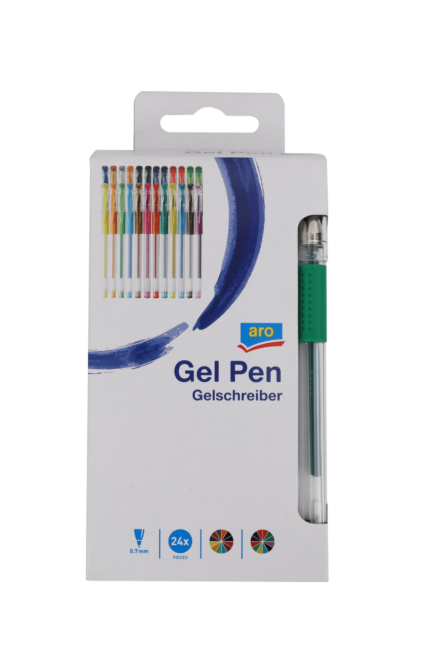 aro Ручки гелевые 24 цвета