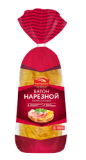 Батон Черемушки нарезной высший сорт в нарезке, 400г