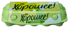 Яйцо куриное Ешь хорошее пищевое столовое С1, 10шт