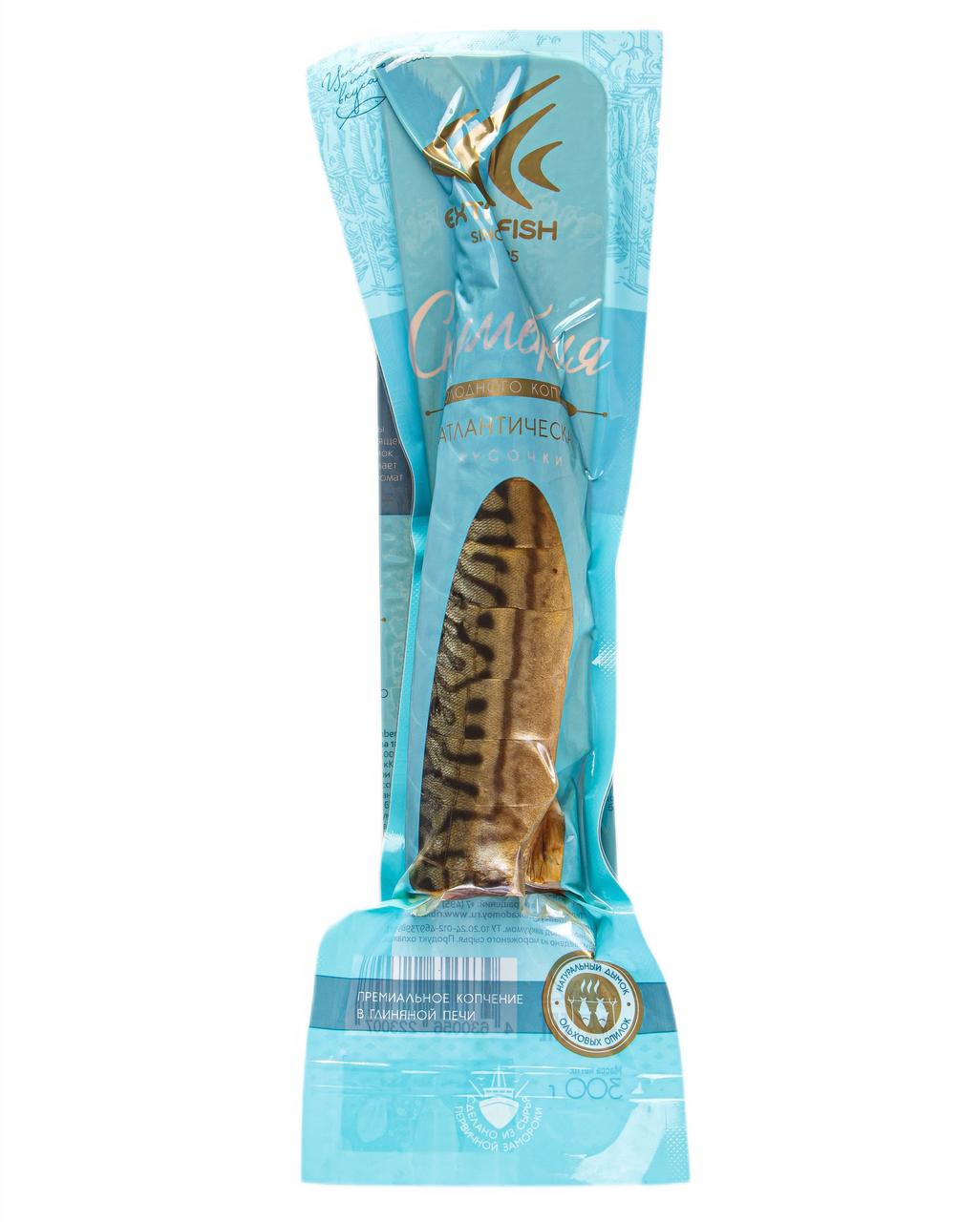 Изображение товара Скумбрия Экстра Фиш кусочки холодного копчения, 300г