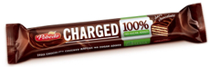 Батончик шоколадный Победа вкуса Charged горький шоколад без сахара, 45г