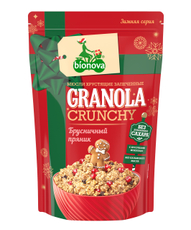 Мюсли Bionova хрустящие запеченные с брусничным пряником, 400г