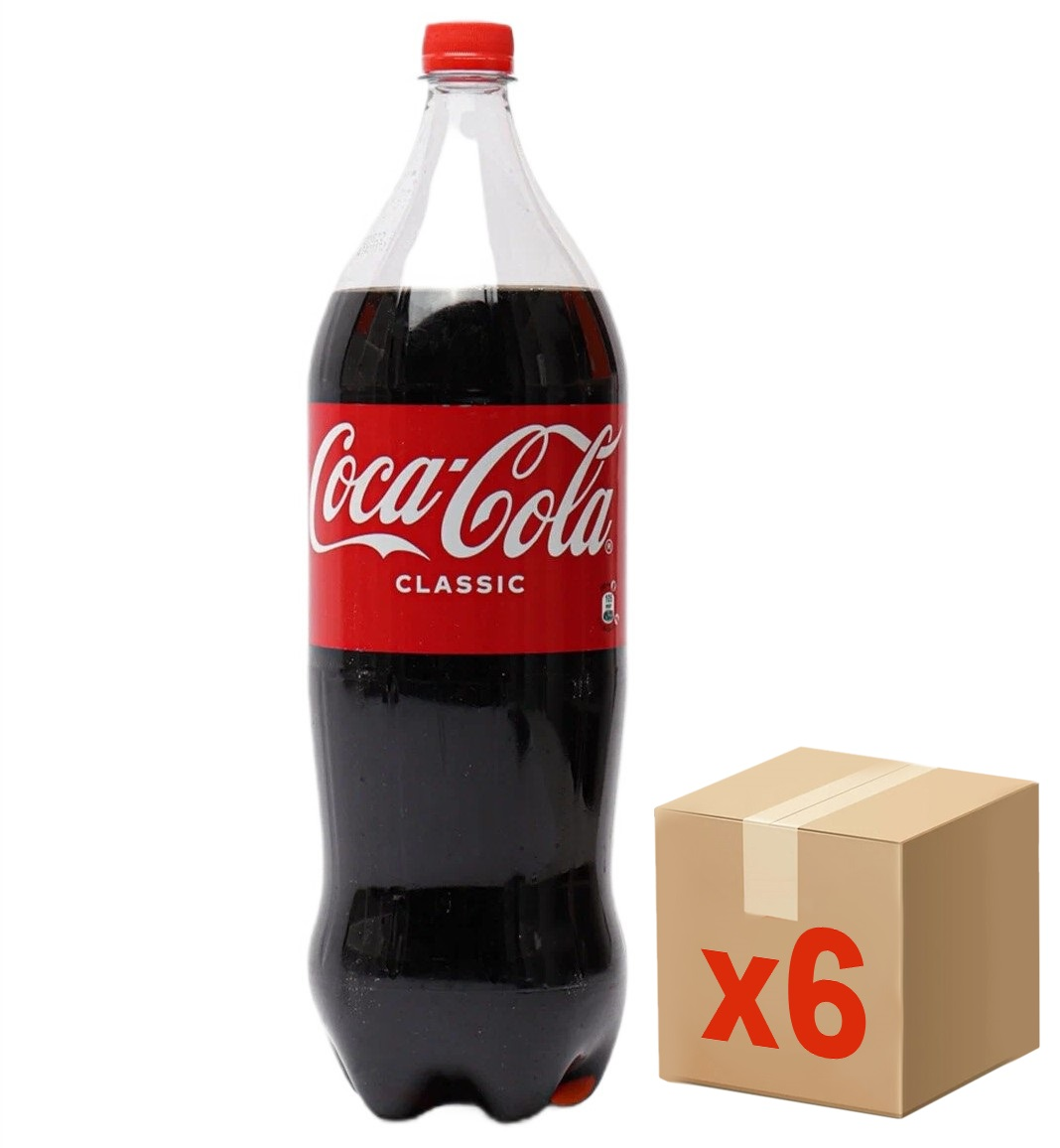 Изображение товара Напиток Coca-Cola Classic газированный, 2л x 6 шт