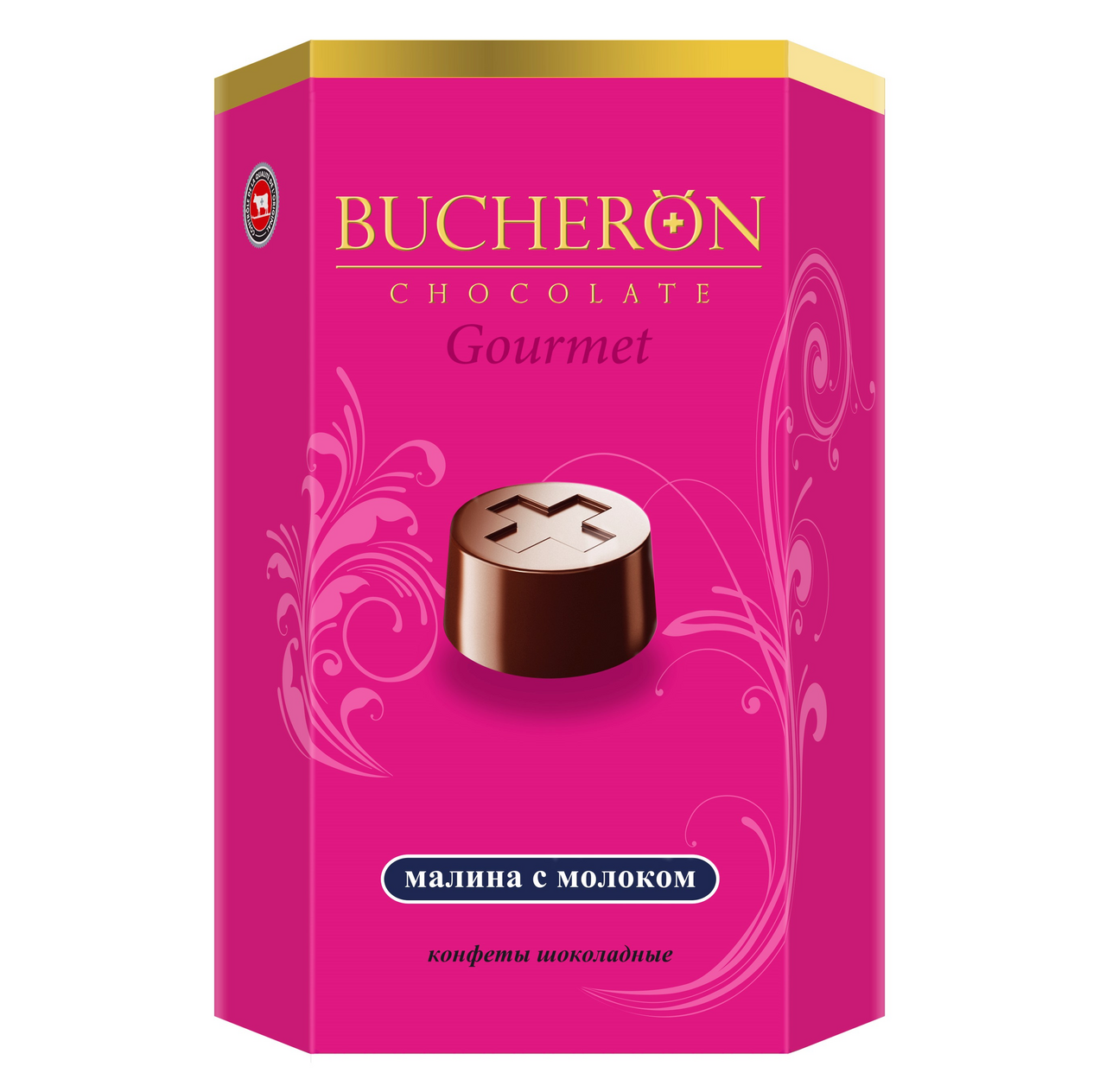 Конфеты Bucheron Gourmet шоколадные малина и молоко, 130г