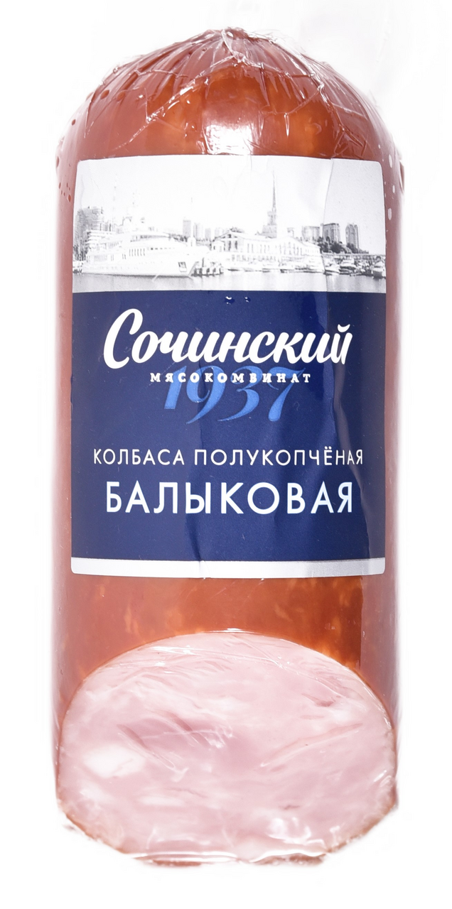 Колбаса Сочинский МК Балыковая полукопченая, 300г