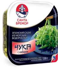 Салат Санта Бремор Чука из морских водорослей с имбирем, 150г