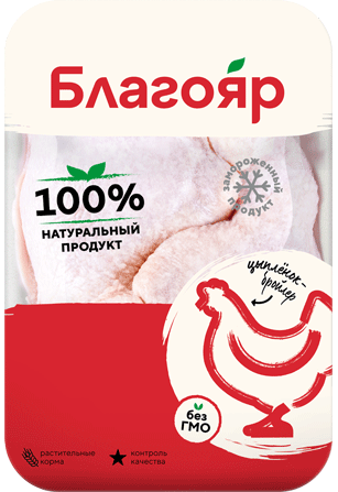 Окорочок цыпленка-бройлера Благояр замороженный купить с доставкой на ...