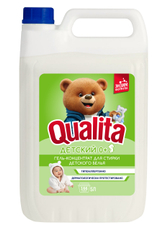 Гель для стирки Qualita для детского белья 0+ концентрат, 5л