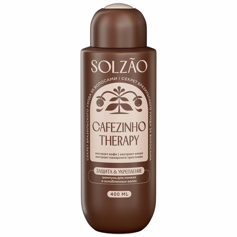 Изображение товара Шампунь SOLZAO CAFEZINHO THERAPY 400 мл для укрепления и блеска волос