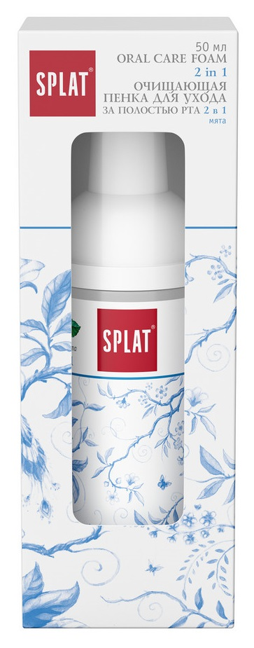 Изображение товара Пенка для полости рта Splat Очищающая 2в1 мята, 50мл
