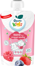 Творог детский ФрутоKids ягодный пломбир 4.2%, 90г