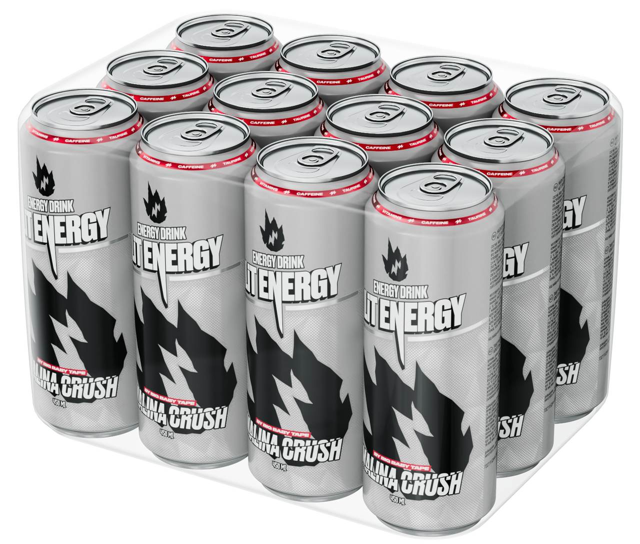 Напиток энергетический Lit Energy малина, 450мл x 12 шт