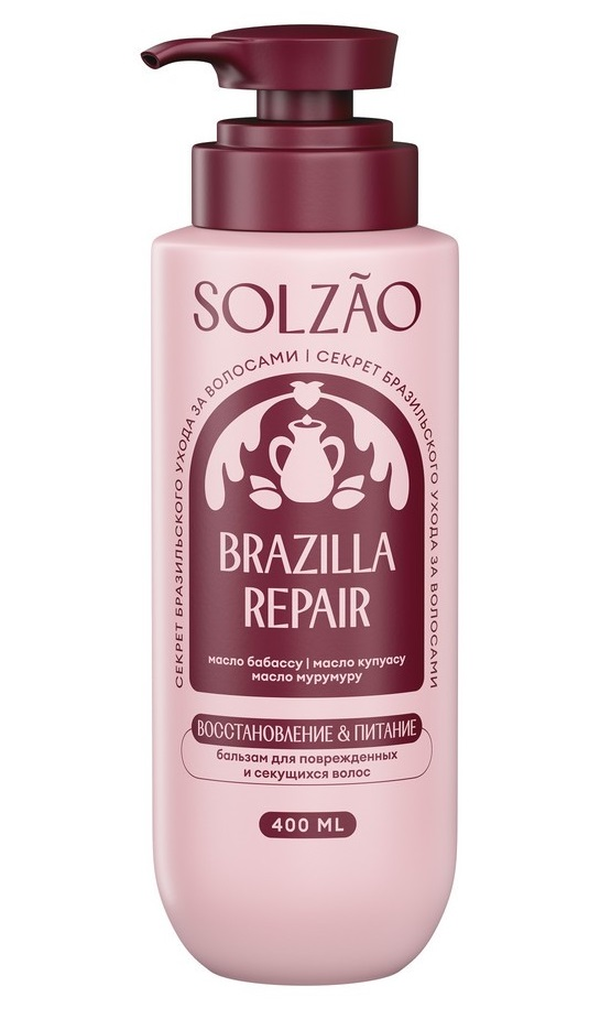 Изображение товара 400 мл Бальзам SOLZAO BRAZILLA REPAIR для восстановления волос