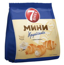 Мини-круассаны 7 Days Ваниль, 123г