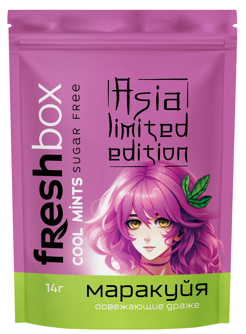 Драже FreshBox Asia Limited Edition маракуйя, 14г